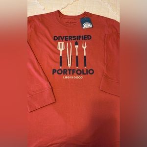 Life is good long sleeve tshirt! Never been worn. NWT